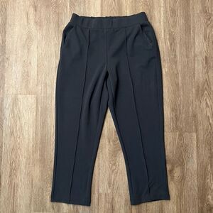 Banana Republic Grey Front Seam Comfy Cropped Ankle Sweatpants Size Small Petite